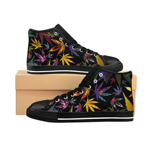 YHS Branded Canna Leaf Sneakers